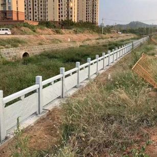 驻马店 白麻河道栏杆效果展示图