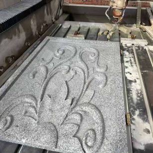 驻马店 白麻别墅干挂雕花板