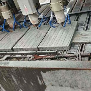 驻马店 芝麻白花岗岩荔枝面盲道雕刻