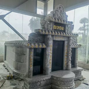 驻马店 芝麻白墓碑效果展示图