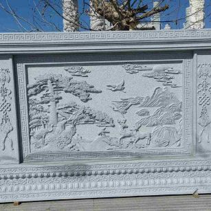 驻马店 芝麻白大型照壁，屏风，影壁