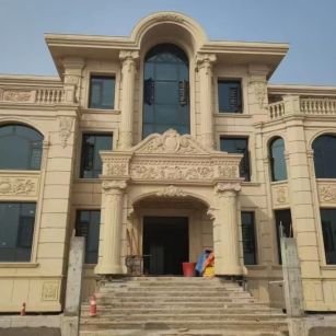 驻马店 黄金麻花岗岩别墅外墙干挂