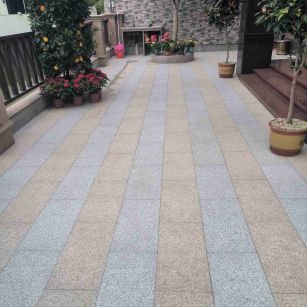 驻马店 黄金麻白麻荔枝面庭院铺装展示