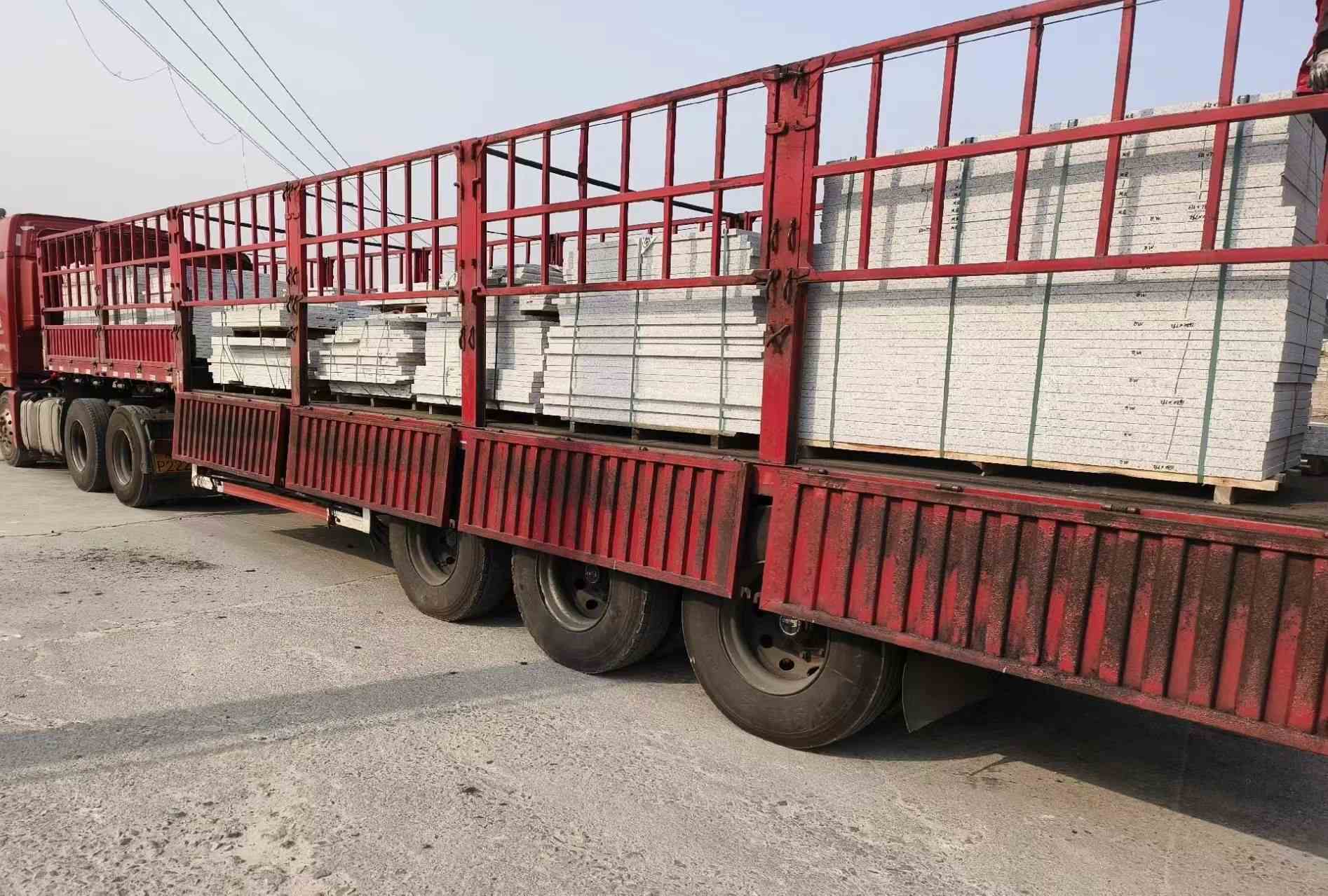 驻马店 白麻荔枝面外墙干挂，工厂装车日常