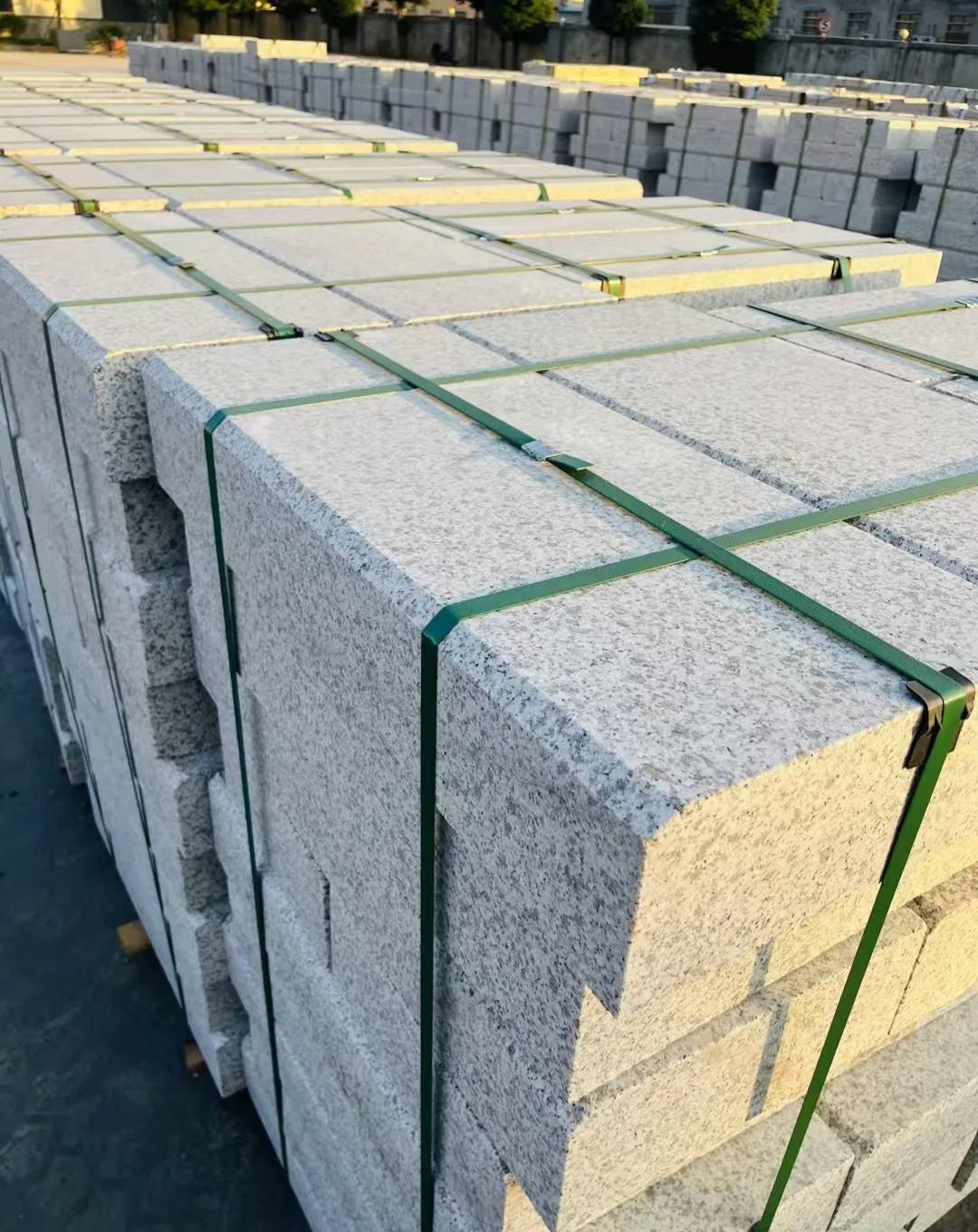 驻马店 白麻花岗岩路沿石，马路牙子，路缘石，平石，立缘石等