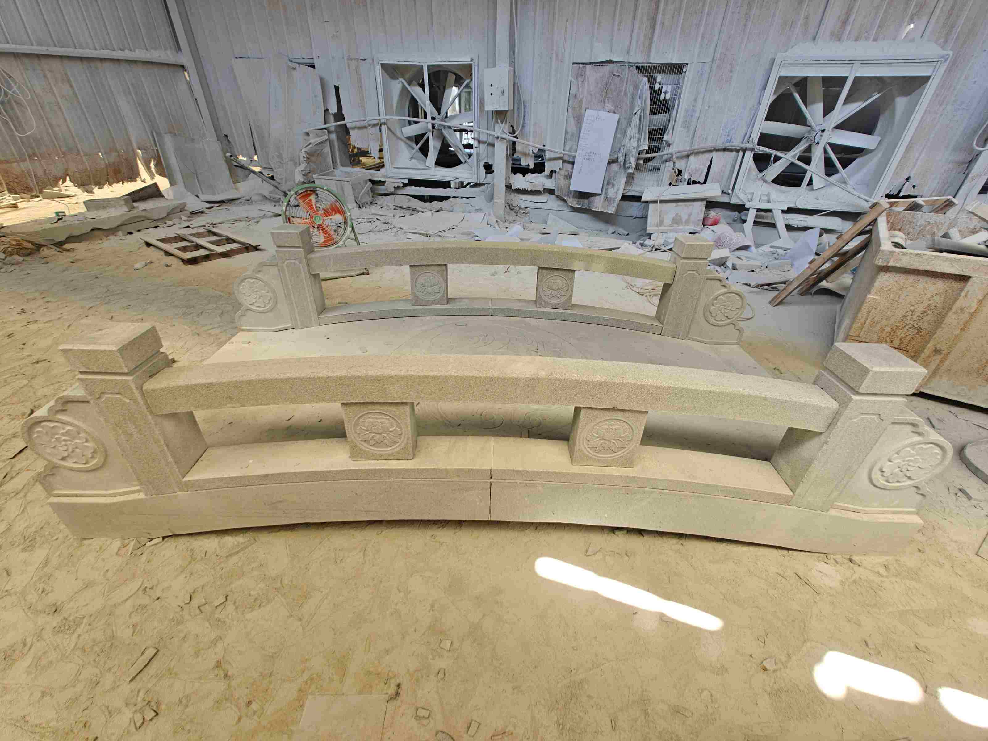 驻马店 芝麻灰花岗岩异形加工-拱桥，石桥