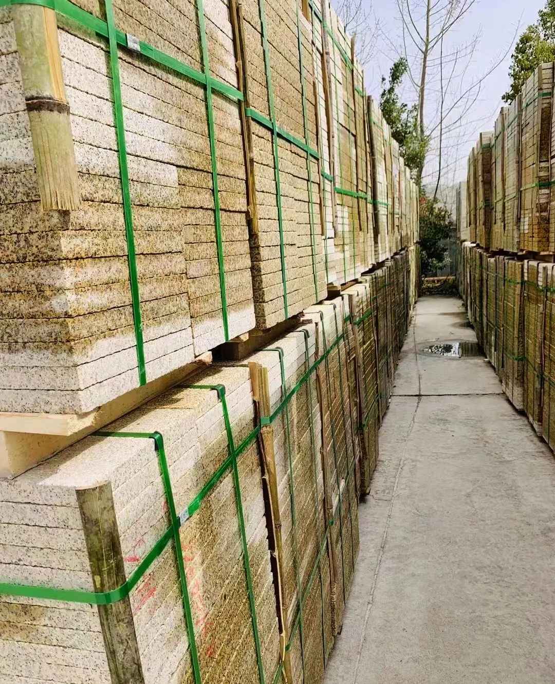 驻马店 黄金麻花岗岩荔枝面地铺石