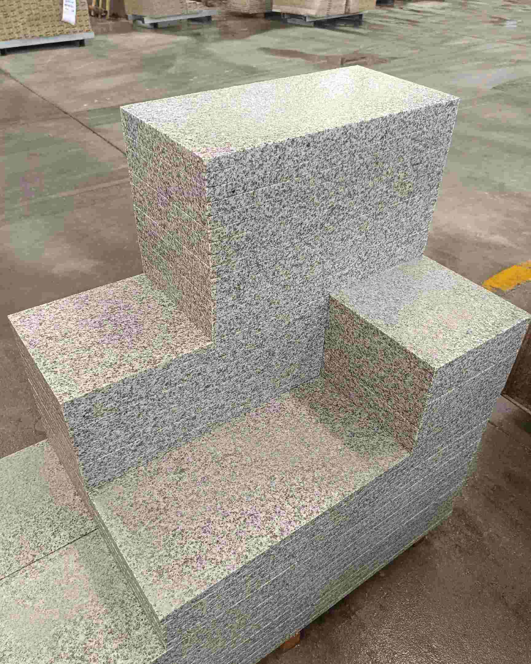 驻马店 白麻花岗岩荔枝面地铺石